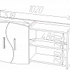 Полка навесная &amp;quot;ПН-3&amp;quot; 