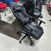 Игровое кресло Cactus CS-CHR-030BLS черный/серебристый