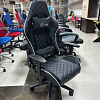 Игровое кресло Cactus CS-CHR-030BLS черный/серебристый