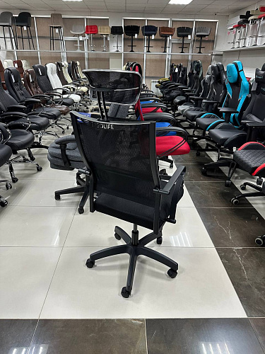 Кресло Ergolife Sit Air 24/7 B2-281K-Mesh(Italy)+UMF(X1)/Km00/Wh00/K15bL/H21mM-1DF(TG1.0Pl/M09.B02.